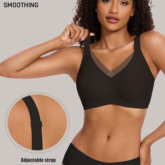 NEW🎁Seamless, Supportive, Molded Cups, Push-Up Bra with Mesh Detail - Picture 5 of 9